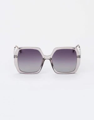 Harlow Sunglasses in Trans Grey-Little Fish Co.