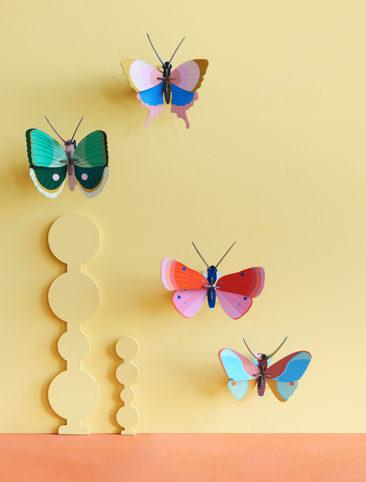 Studio Roof Fern Striped Butterfly - small-Little Fish Co.