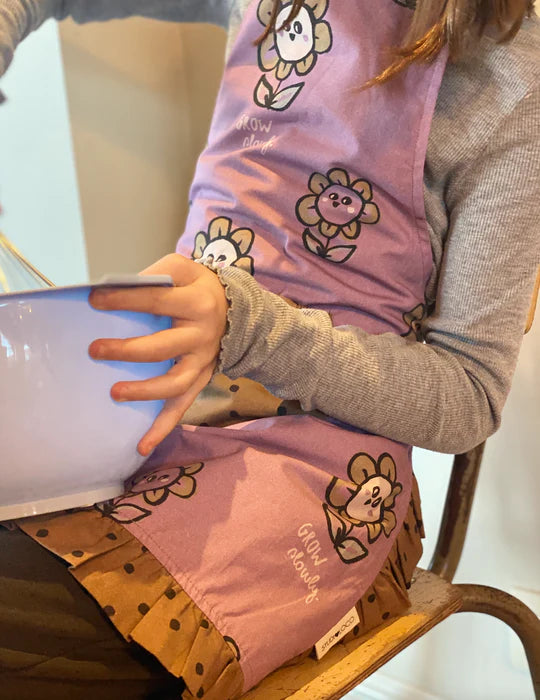 Kids double sided apron - flowers-Top 30 Fashion-Little Fish Co.