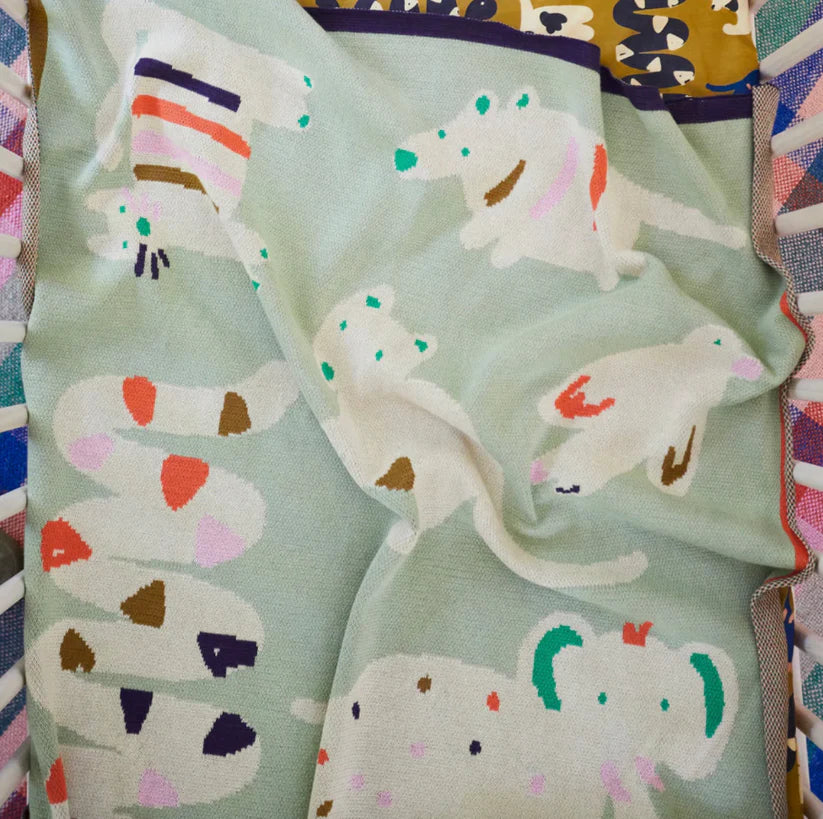 Sage and Clare Spencer Baby blanket-Fun-Little Fish Co.