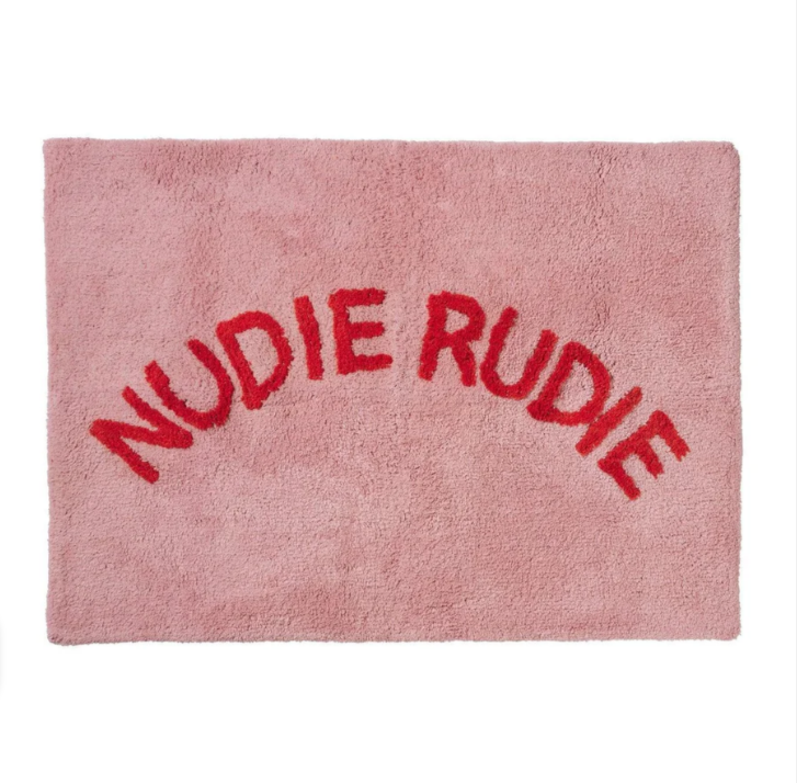Nudie Bath Mat - Pink/Red-Fun-Little Fish Co.
