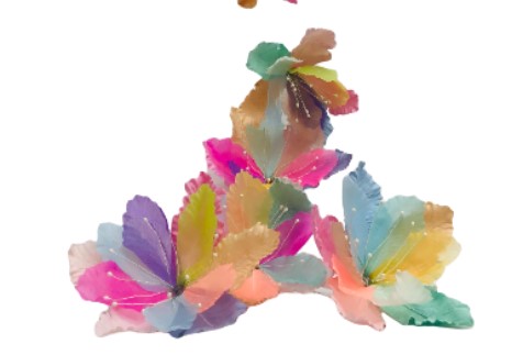 Dancing Flower String Lights - In stock - ready to ship-Paper Flowers-Little Fish Co.