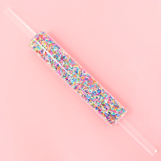 Acrylic sprinkle filled rolling pin – Little Fish Co.