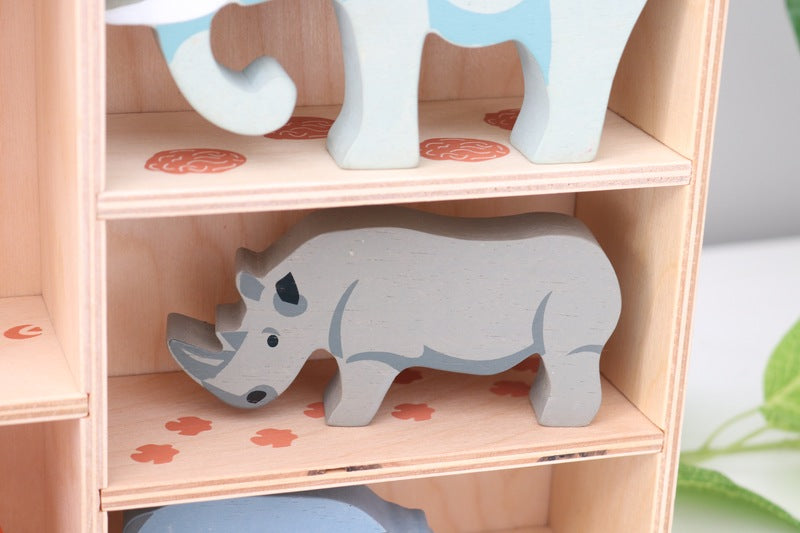 Rhino Wooden Animal-Little Fish Co.