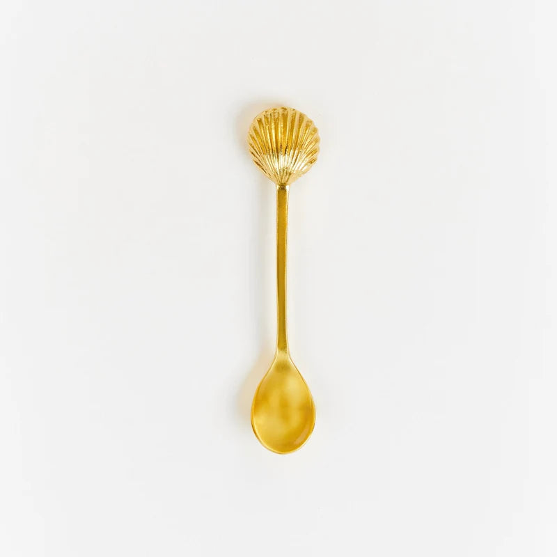 Gold Shell Teaspoon-Little Fish Co.