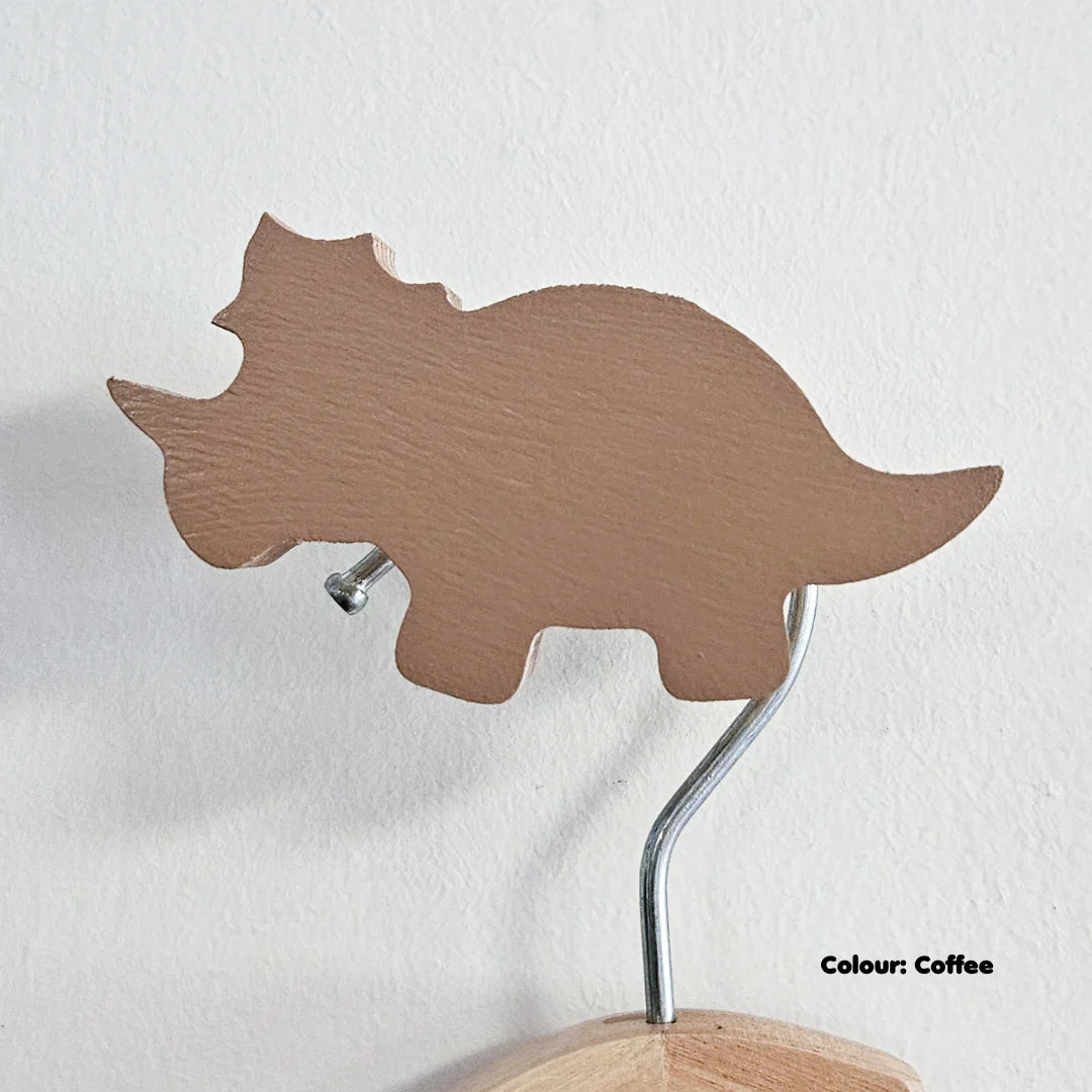 Triceratops Wall Hook-Wall Hooks-Little Fish Co.