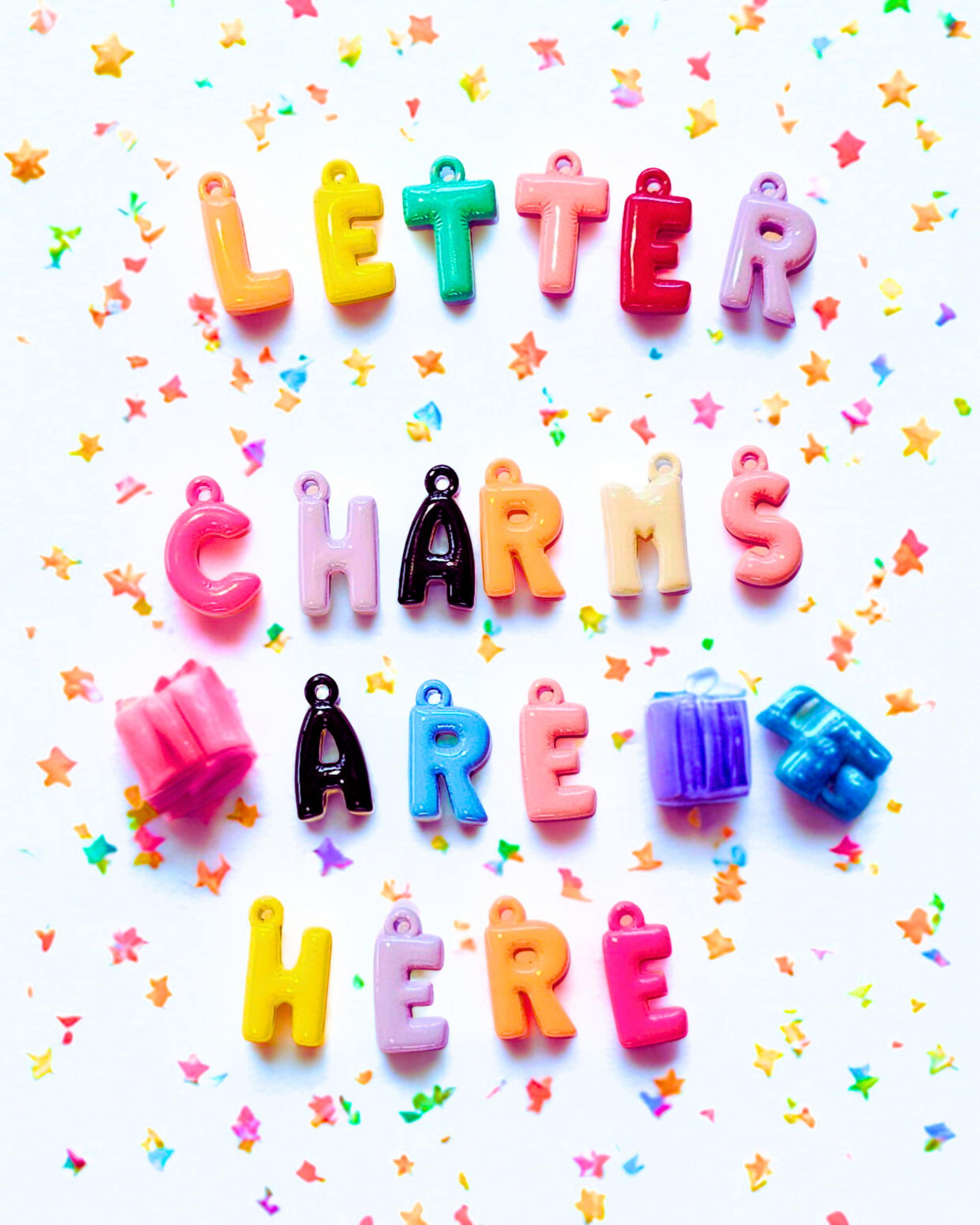 The  Jelly" initial charms