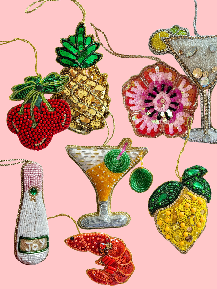 Beaded Hanging decoration - styles assorted-Top 30 Christmas-Little Fish Co.