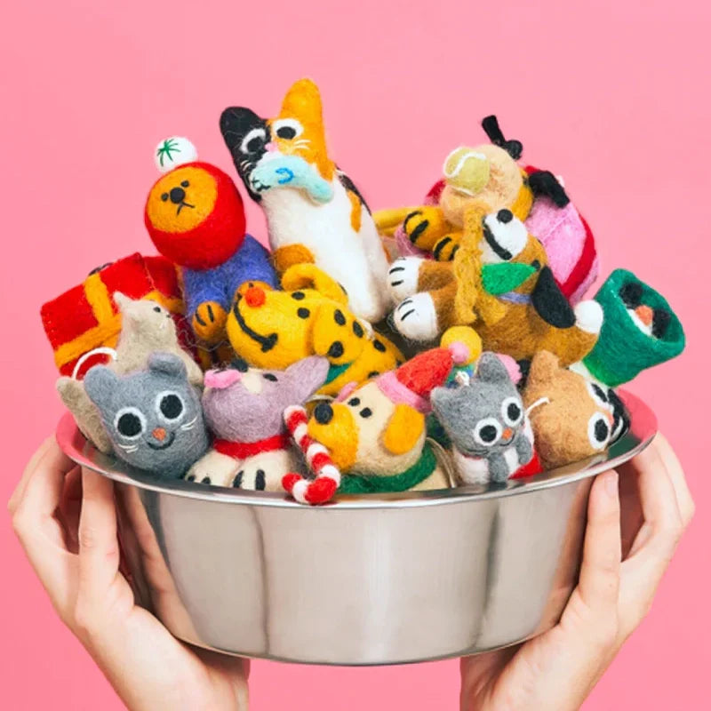 Wrap Magazine hanging felt Ornaments - various styles-Top 30 Christmas-Little Fish Co.