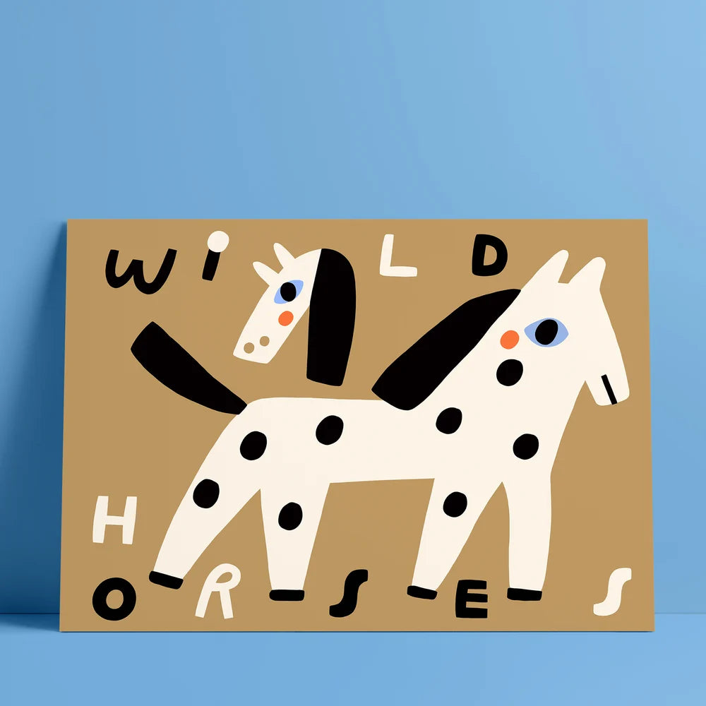 Wild Horses art Prints-Little Fish Co.