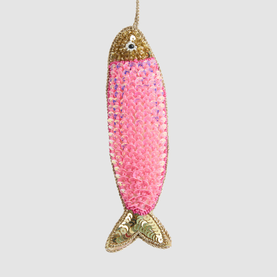 Ciao Bella Fish Pink tree decoration