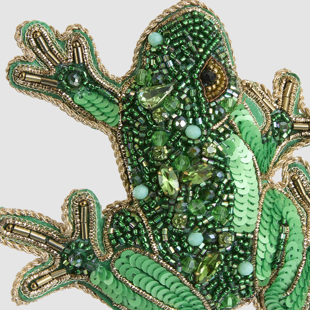 Dainty Green Tree frog  tree decoration