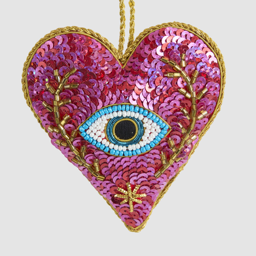 Marrek Eye heart Hanging tree decoration