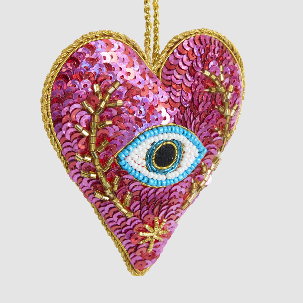 Marrek Eye heart Hanging tree decoration