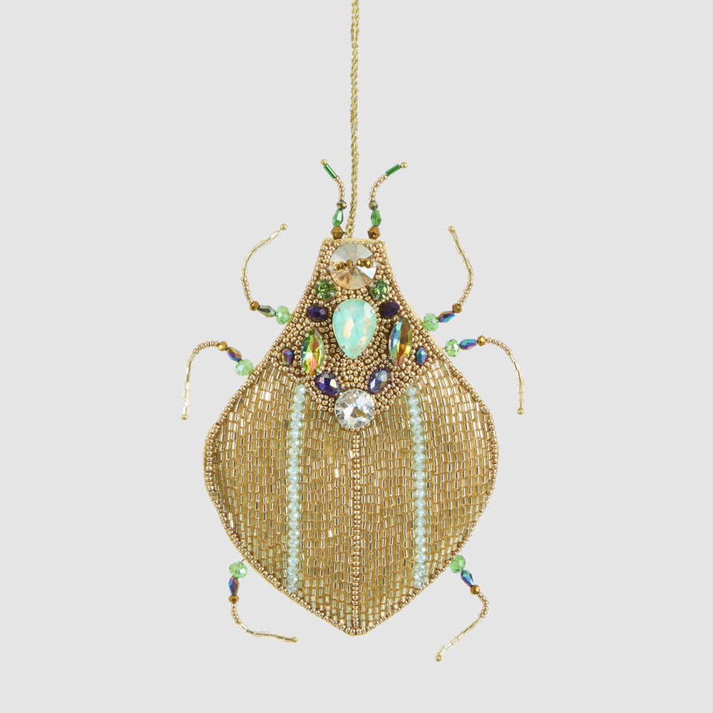 Maharajah Beaded Beetle Hanging tree decoration