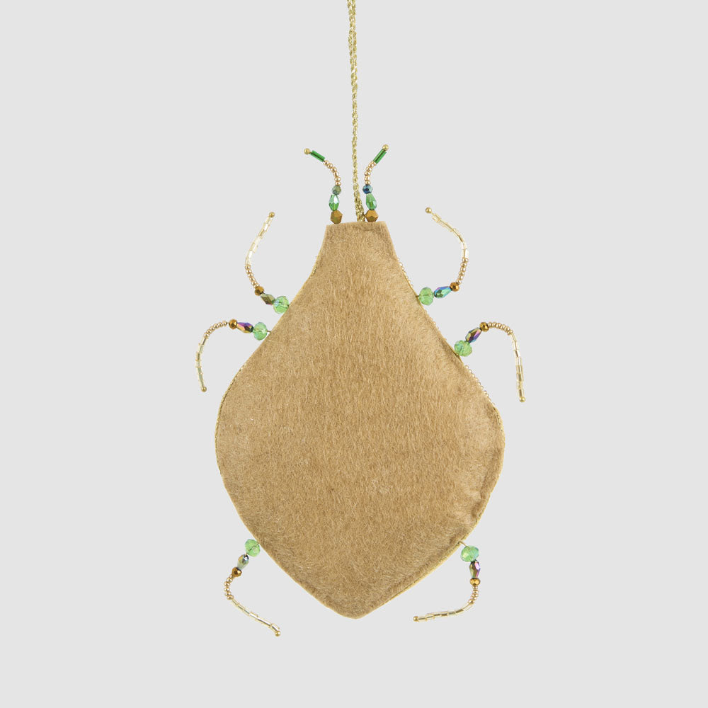 Maharajah Beaded Beetle Hanging tree decoration