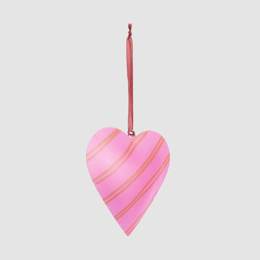 Joy Hand Painted Heart Tree decoration