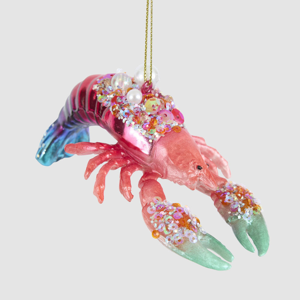 Carnival shimmer lobster tree decoration