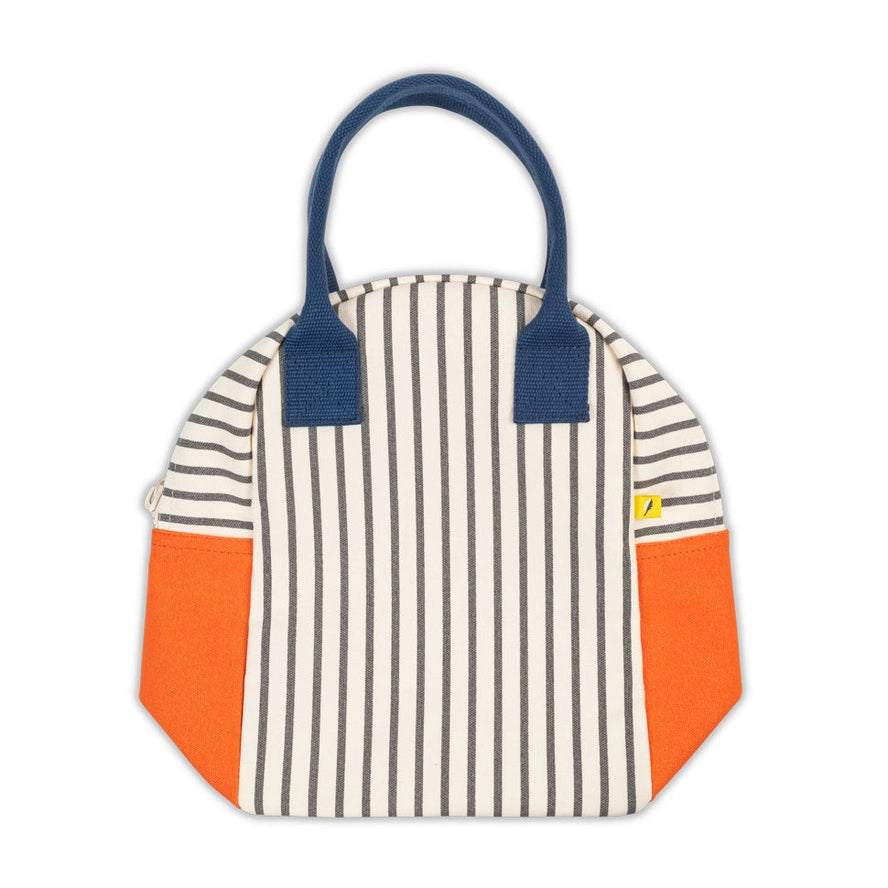 Machine washable Zipper lunch bag - Nautical-Little Fish Co.