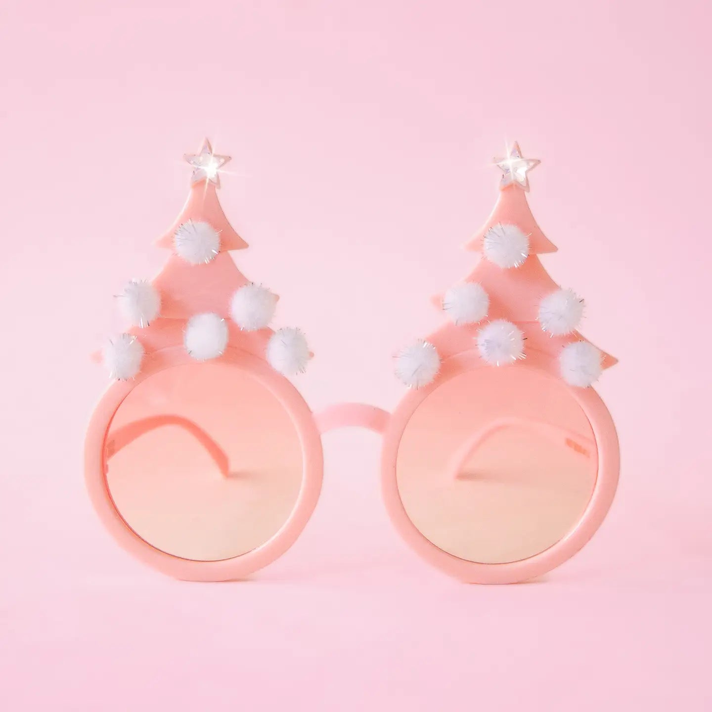 Christmas Tree glasses - pastel pink-Top 30 Christmas-Little Fish Co.