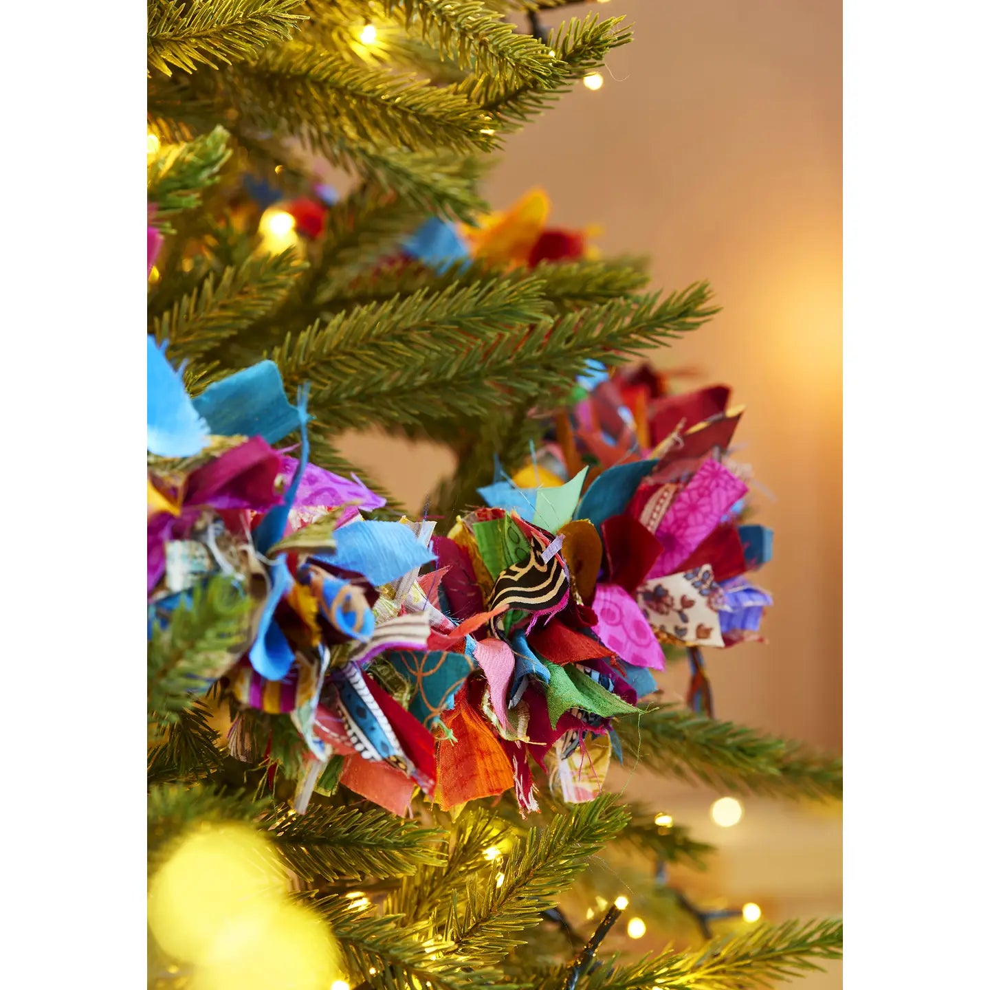 Recycled Sari Eco Tinsel / Garland - Multi
