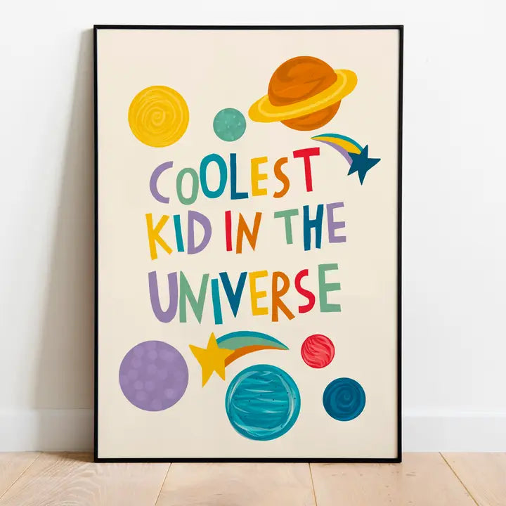 Children's Space - Art Print A3-Art-Little Fish Co.