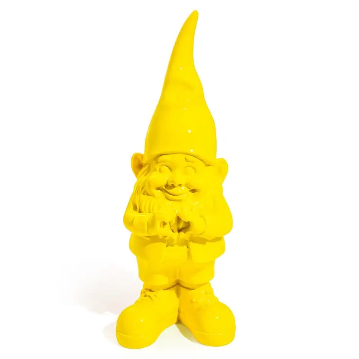 Medium Heart Hands Gnome Yellow