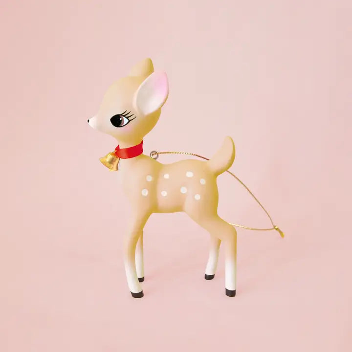 Retro Deer Ornament - Clarice-Top 30 Christmas-Little Fish Co.