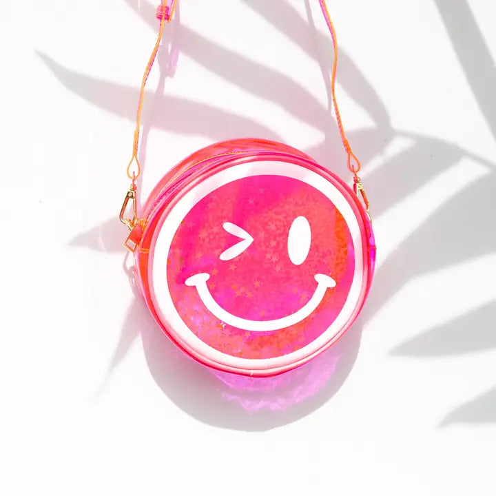 Jelly Smiley face in Pink-New Arrivals 2025-Little Fish Co.