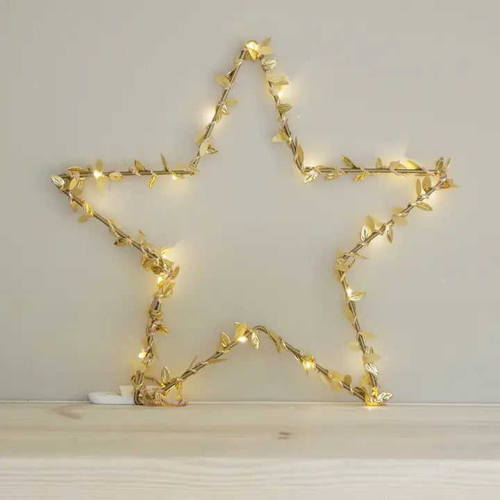 Festive Star light - Gold leaf-Little Fish Co.