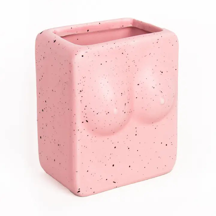 Pink Tits Toothbrush Holder