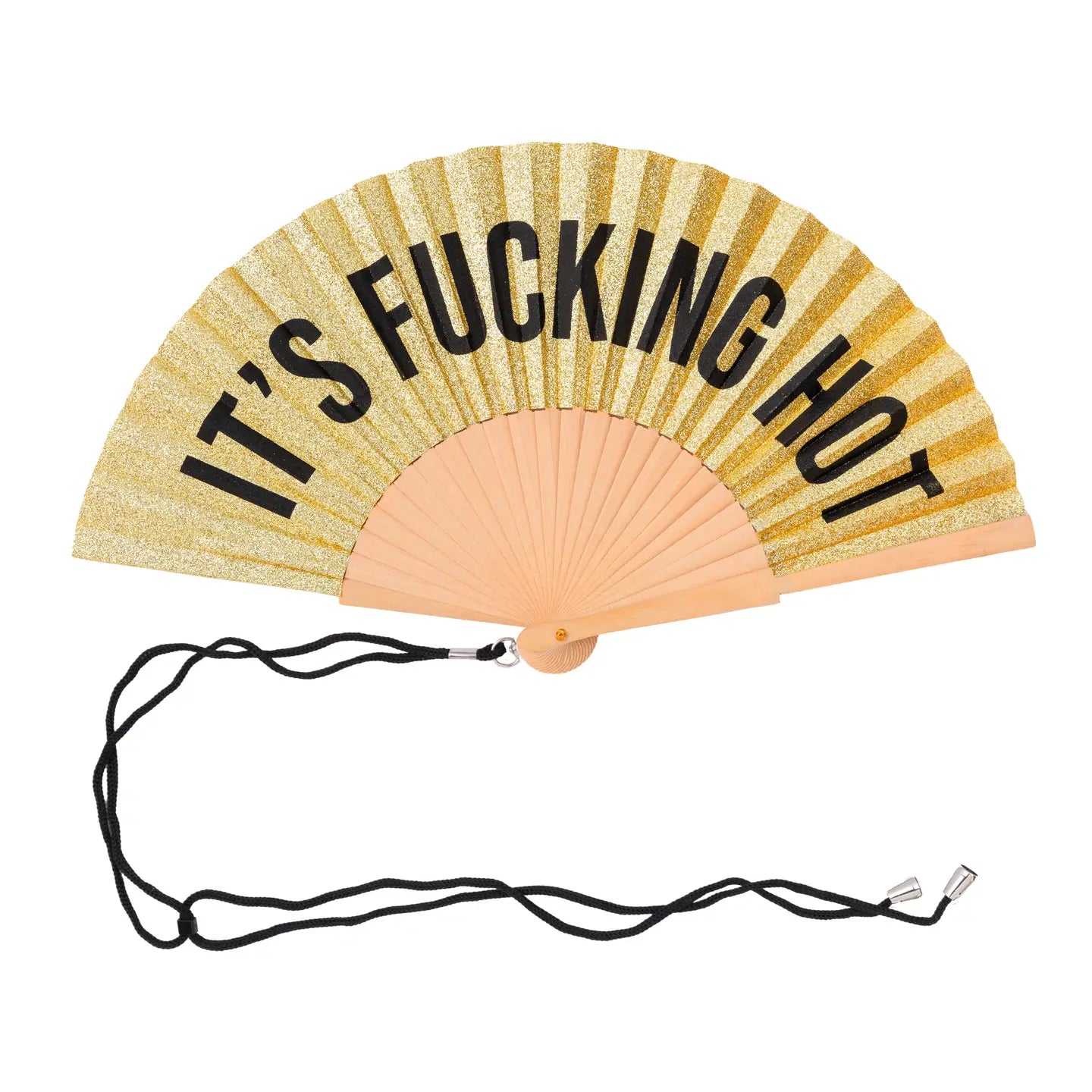 Gold Glitter Fan