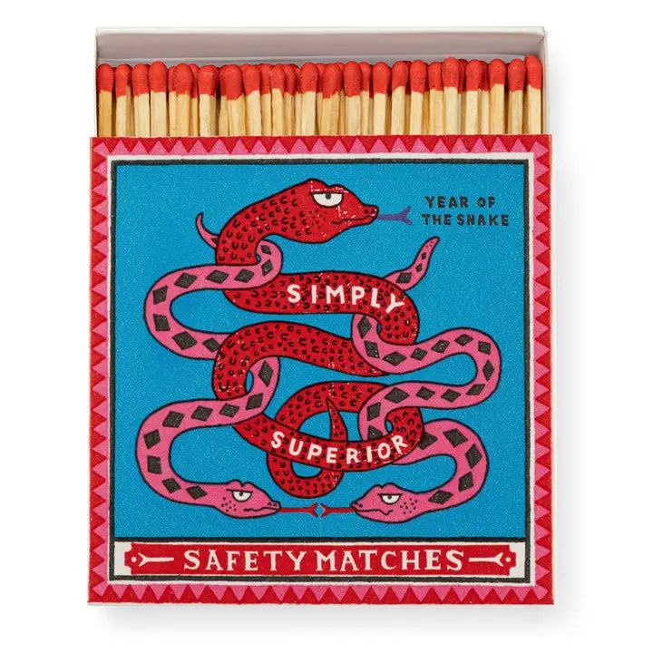 Year of the snake : Square safety matches