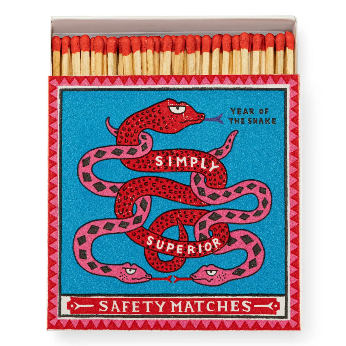 Year of the snake Square safety matches