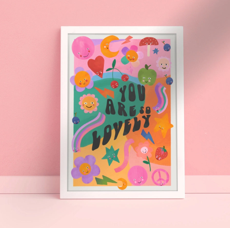 You Are So Lovely Print-Art-Little Fish Co.