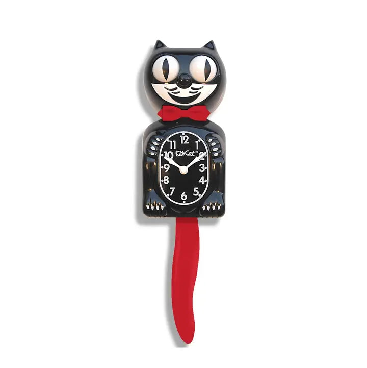 Crimson Royale Kit Cat Clock