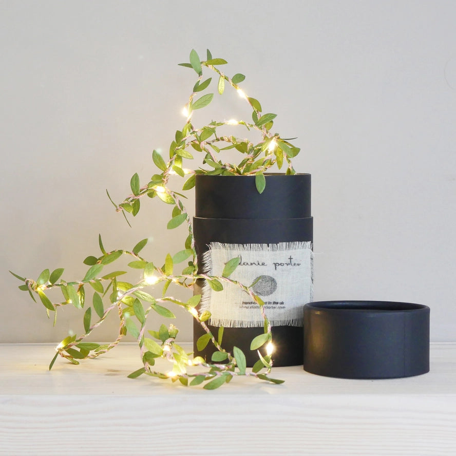 Green Leaf Fairy Light String-Little Fish Co.