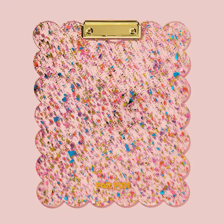 For Fun scallop clip board large