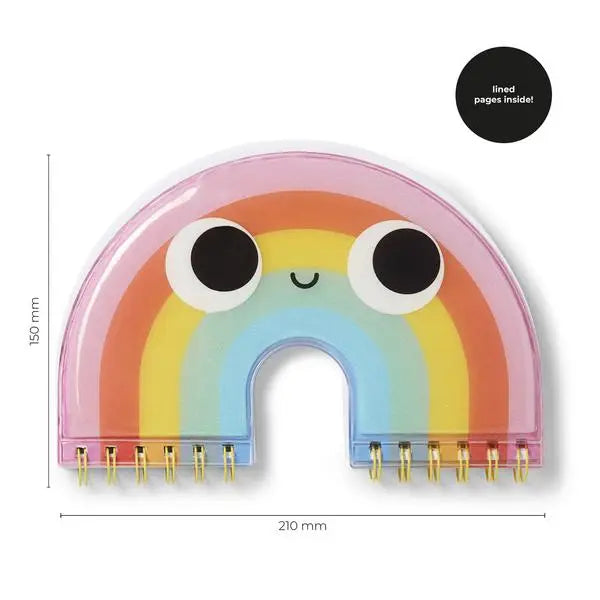 A5 Squishy Rainbow Novelty Notebook-Fashion-Little Fish Co.