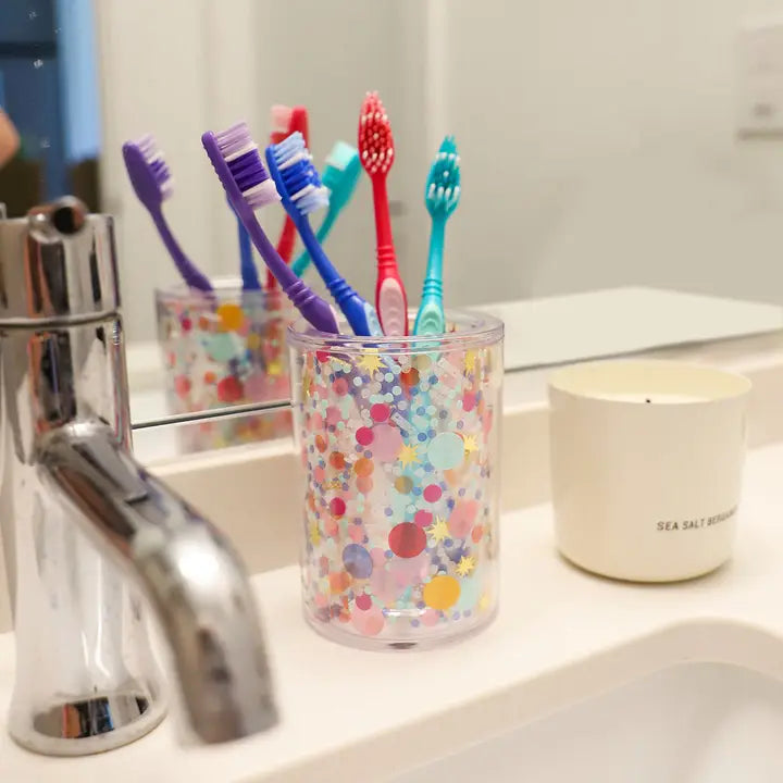 Celebrate everyday confetti pencil cup-Top 30 Decor-Little Fish Co.