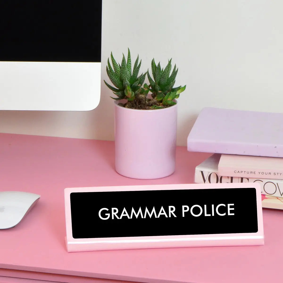Grammar Police  Desk Sign