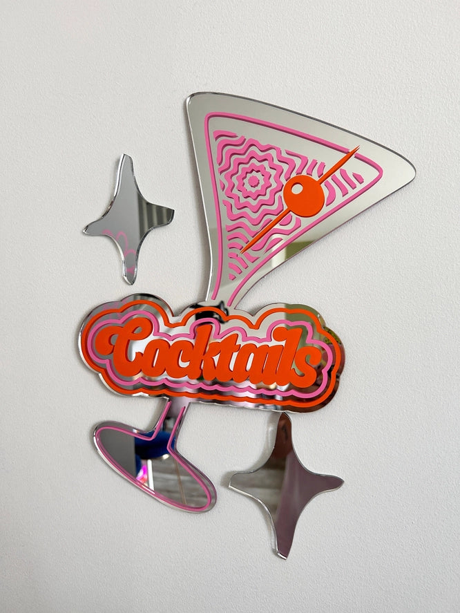 Retro Cocktail mirror-New Arrivals 2025-Little Fish Co.