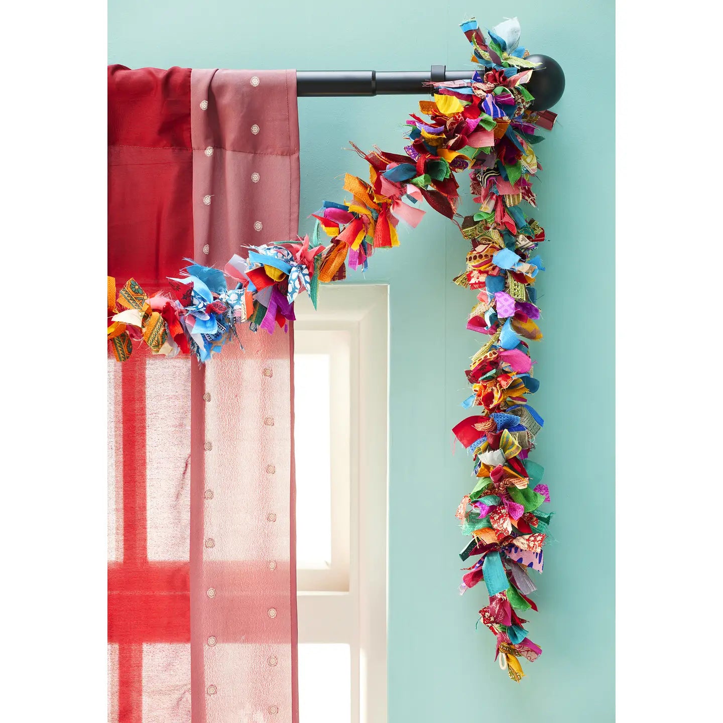 Recycled Sari Eco Tinsel / Garland - Multi