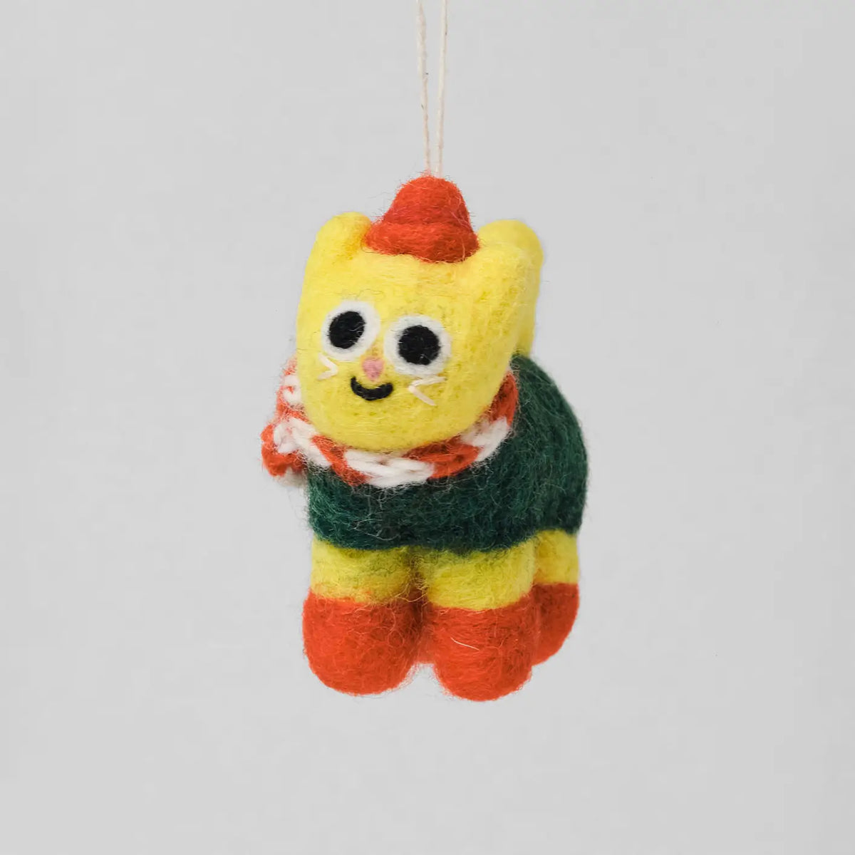 Hans Cat Hanging Felt Ornament