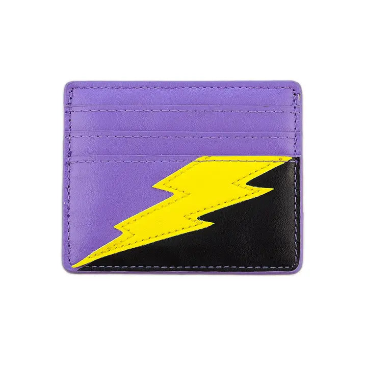 Lightening bolt Card Wallet - various colours-New Arrivals-Little Fish Co.