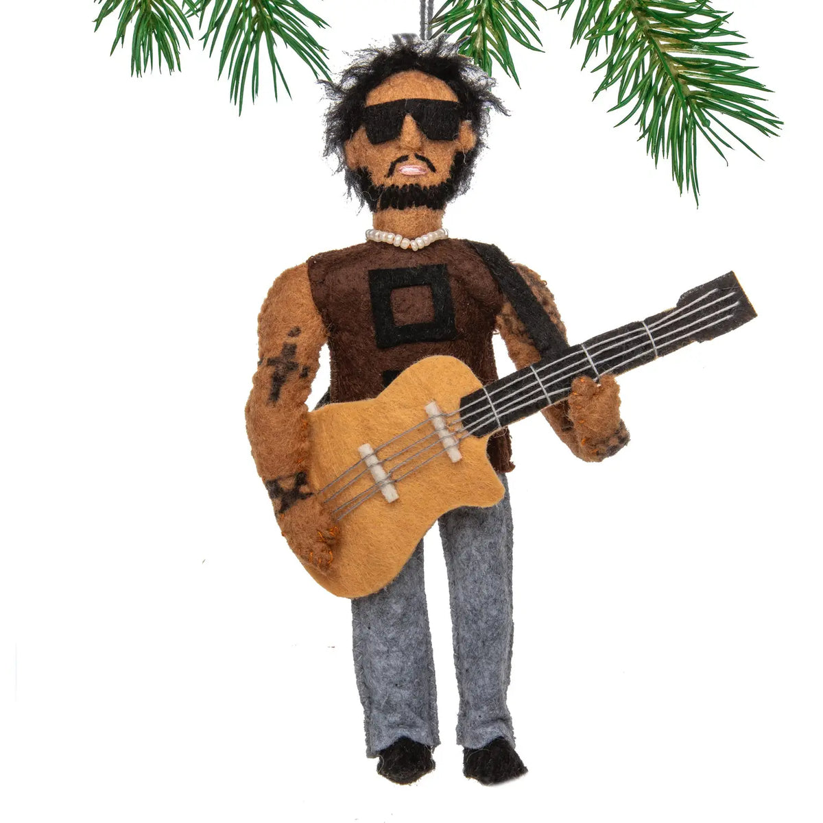 Lenny Kravitz  Felt Ornament