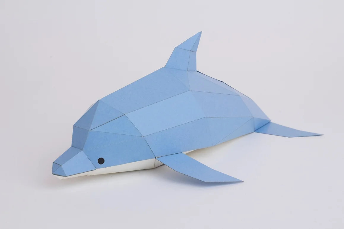 Tiny Paper Animals Dolphin-Little Fish Co.