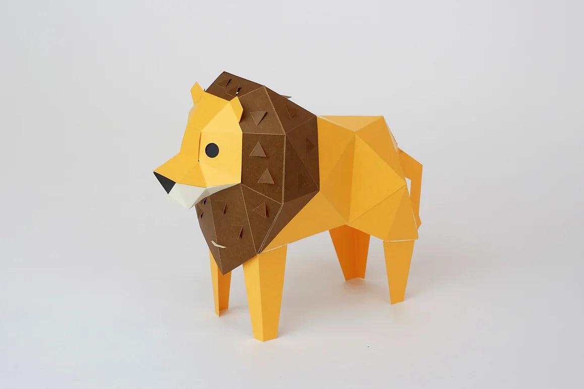 Tiny Paper Animals Lion-Little Fish Co.