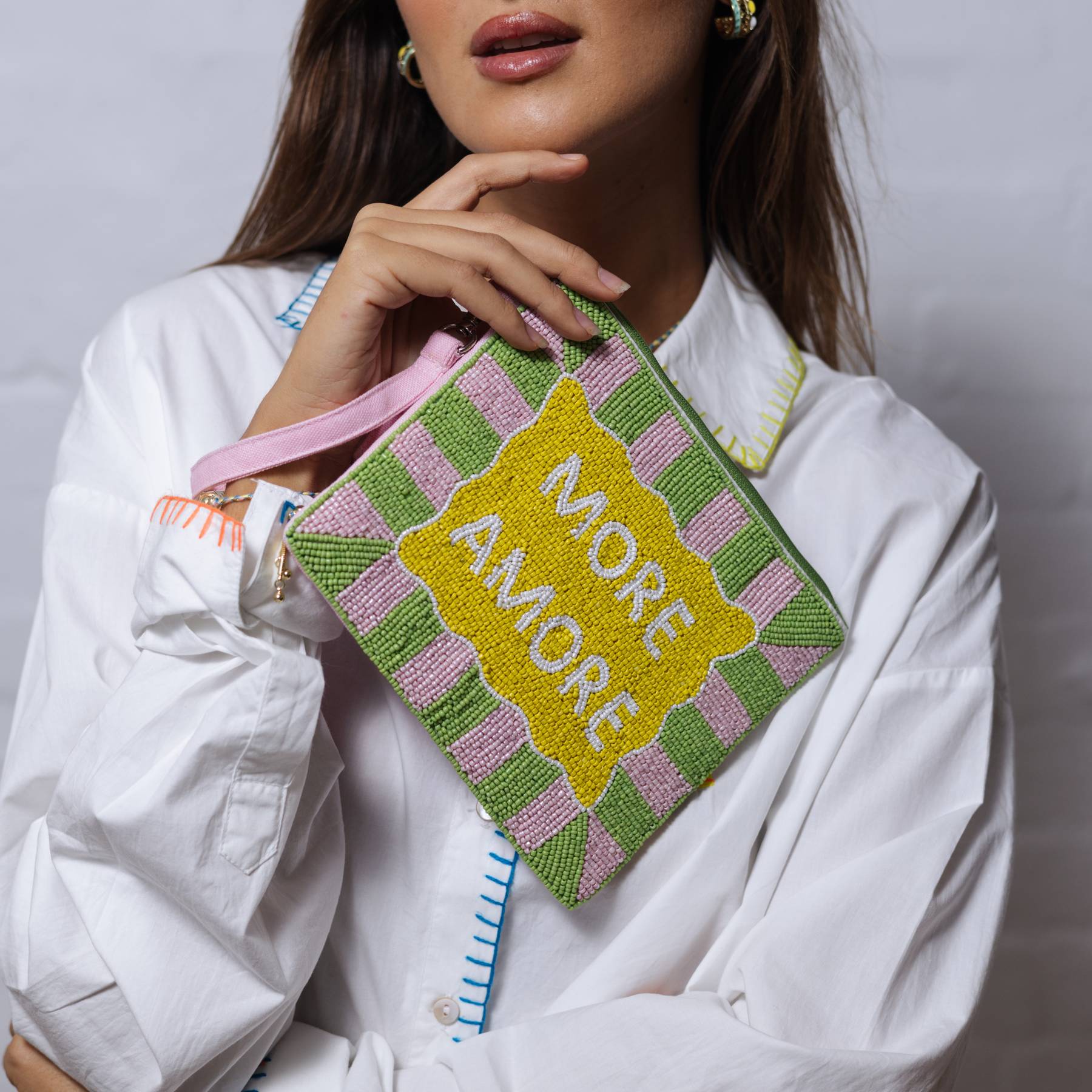 Beaded More Amore purse-Fashion-Little Fish Co.