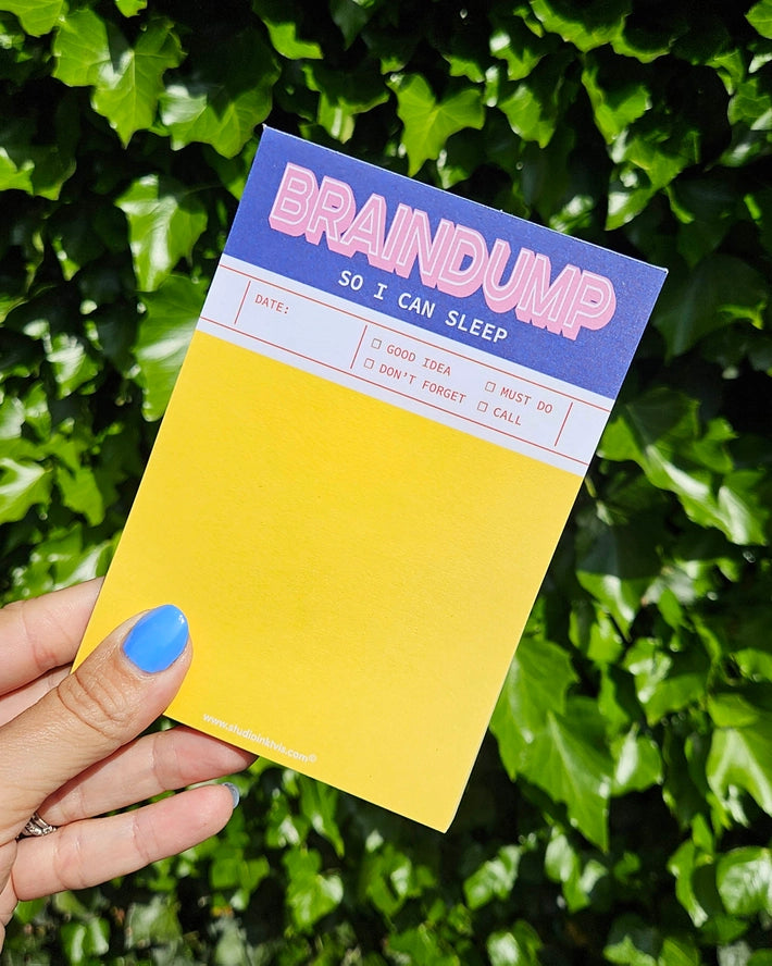 Brain dump to do list notepad-Little Fish Co.